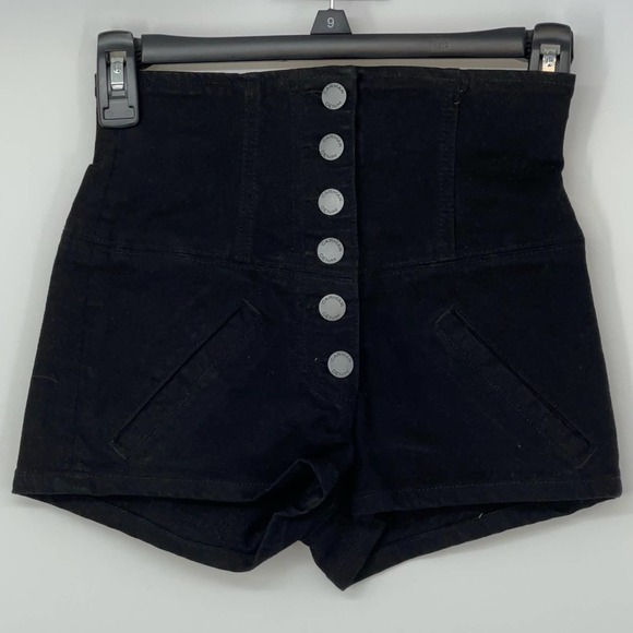 CARMAR BUTTON FLY STRETCH JEAN SHORTS SIZE 23